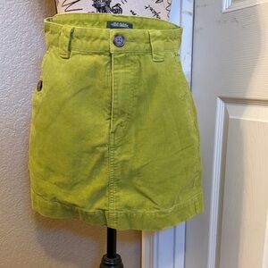 Wild Fable Lime Green Corduroy Skirt